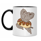 Кружка двухцветная