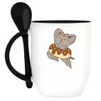 Кружка с ложкой