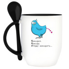 Кружка с ложкой