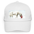 Лошадка, в тумане, зима,