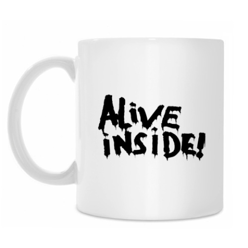 Кружка с принтом Alive inside!