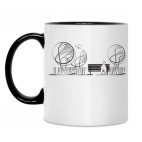 Кружка двухцветная