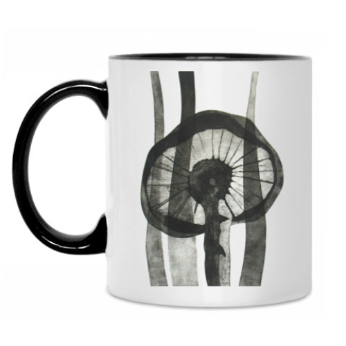 Кружка с принтом Одуванчик