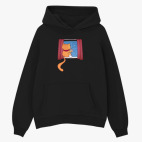 Толстовка худи оверсайз