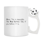 Кружка с футбольным мячиком