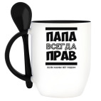 Кружка с ложкой