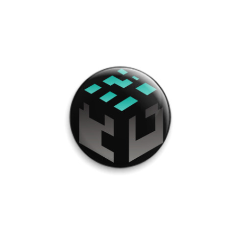 Значок 25мм с принтом Hacker Onyx 200000