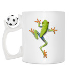 Кружка с футбольным мячиком