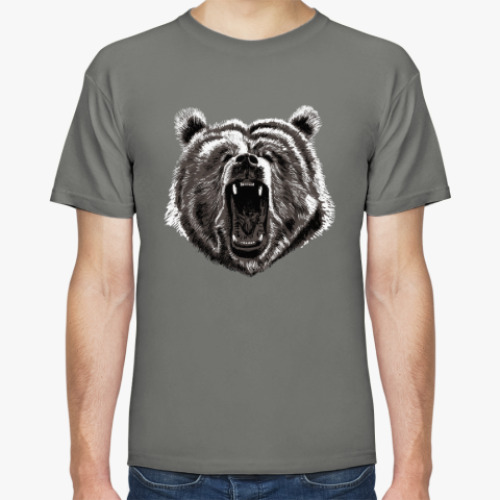 Футболка с принтом Медведь