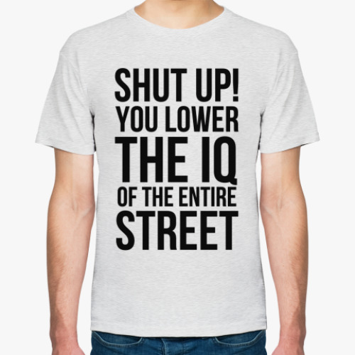 Футболка с принтом  Sherlock IQ