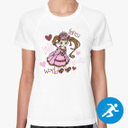 Женская спортивная футболка