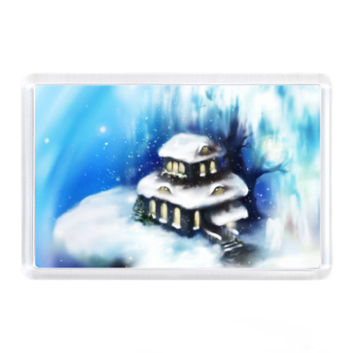 Магнит с принтом Волшебный Мир