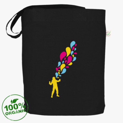 Сумка шоппер с принтом Emotion