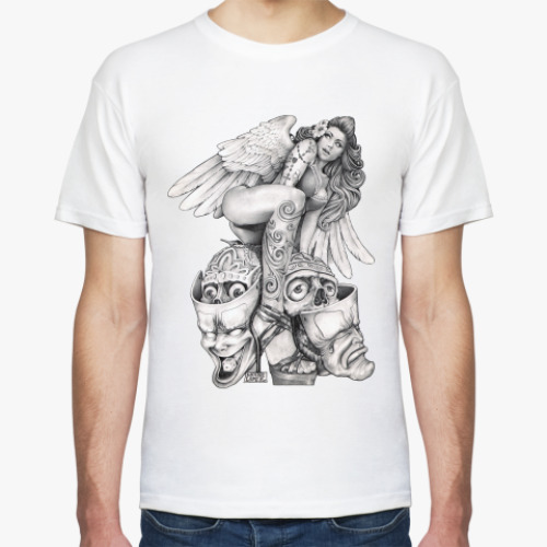 Футболка с принтом Desperate Angel