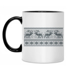 Кружка двухцветная