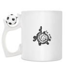 Кружка с футбольным мячиком