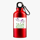 Металлическая бутылка 400 мл UV-DTF