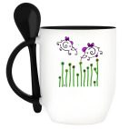 Кружка с ложкой