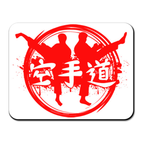 Коврик для мыши с принтом каратэ-до