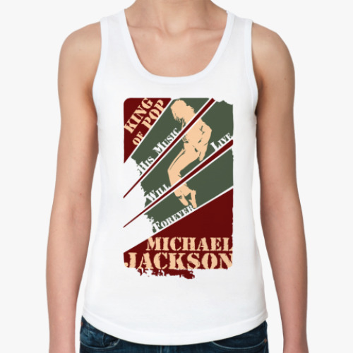 Женская майка с принтом MJ forever