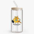 Банка с бамбуковой крышкой