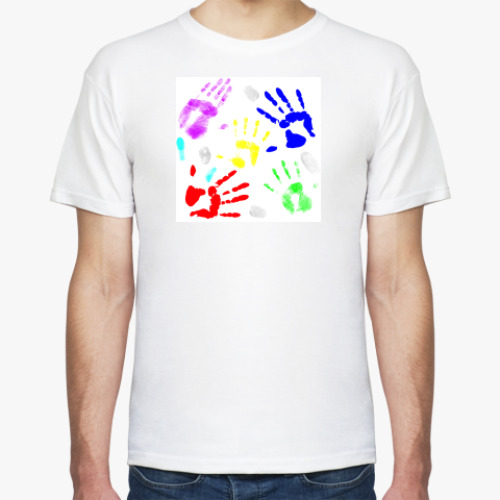 Футболка с принтом Fingerprints