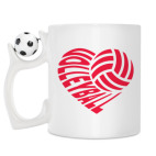 Кружка с футбольным мячиком