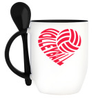 Кружка с ложкой