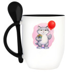 Кружка с ложкой