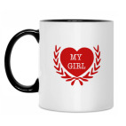 Кружка двухцветная