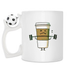 Кружка с футбольным мячиком