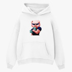 Толстовка худи оверсайз