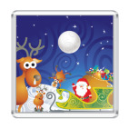 Магнит 6.5 x 6.5 см Новый год