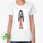 Женская футболка органик