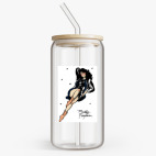 Банка с бамбуковой крышкой