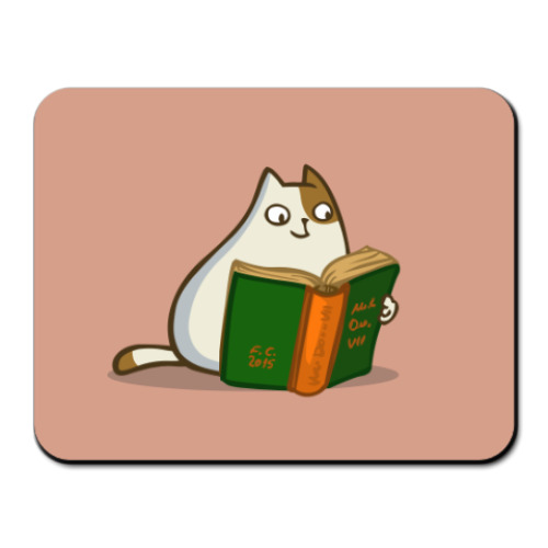 Коврик для мыши с принтом Пятничный Котик №19