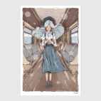 Постер 20 х 30 см Sea subway