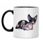 Кружка двухцветная