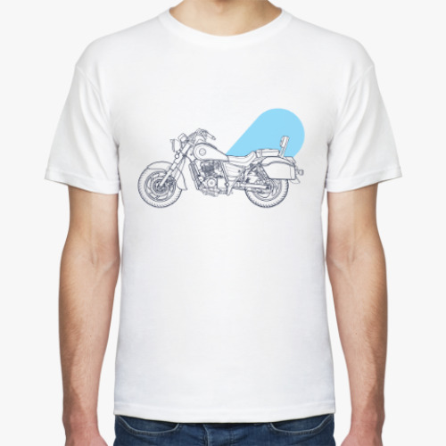 Футболка с принтом Harley Davidson