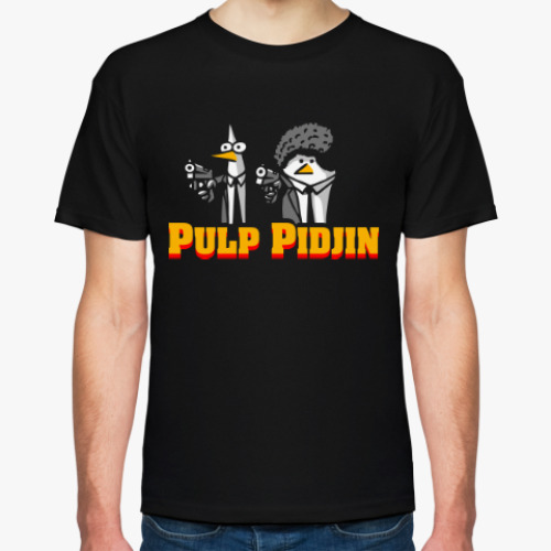 Футболка с принтом Пингвин (Криминальное Чтиво)