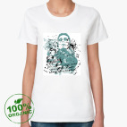 Женская футболка органик