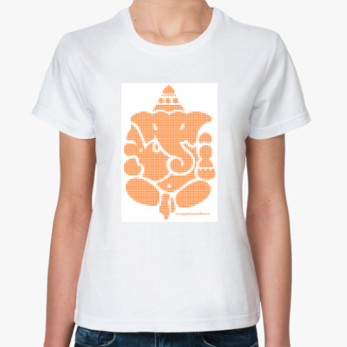 Классическая футболка с принтом Ganesha