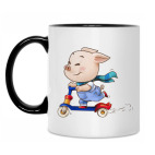 Кружка двухцветная