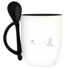 Кружка с ложкой