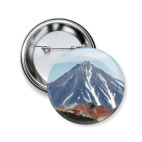 Вулканы, летний пейзаж полуострова Камчатка