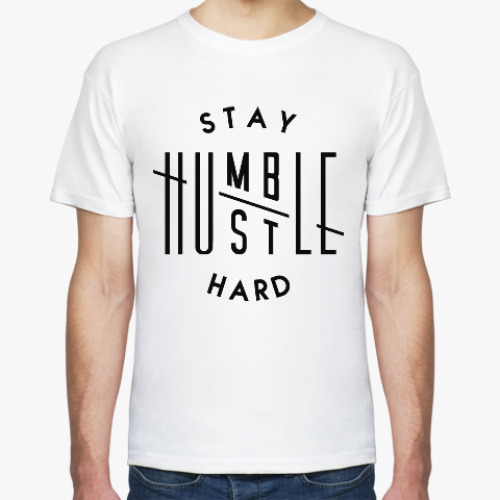 Футболка с принтом Хасл (Hustle)