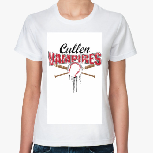 Классическая футболка с принтом Cullen vampires