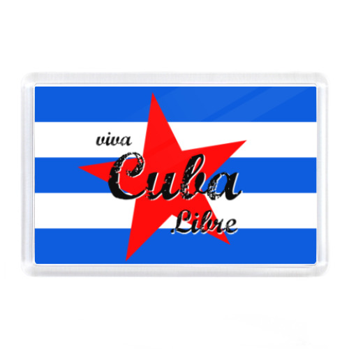 Магнит с принтом  Cuba