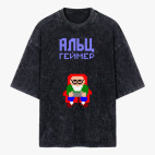 Футболка оверсайз вареная
