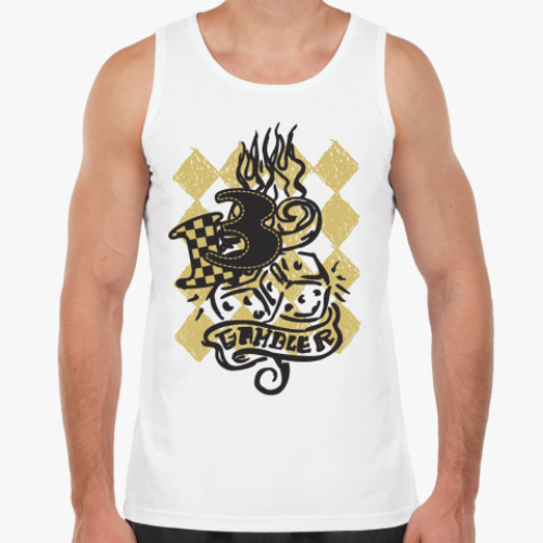 Майка с принтом Just play